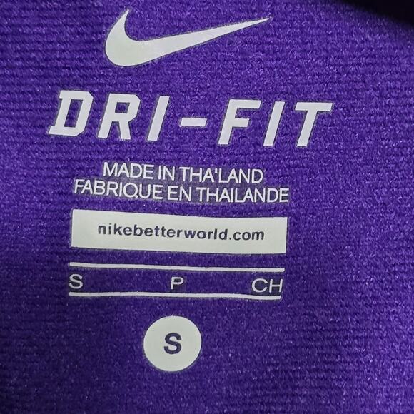 Nike Mock Turtleneck Purple Long Sleeve Dri Fit Active Jacket Top Size Small - Picture 4 of 5